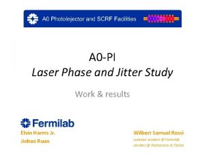 A 0 PI Laser Phase and Jitter Study