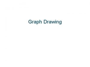 Graph Drawing Graphs p p Vertices Edges Graphs