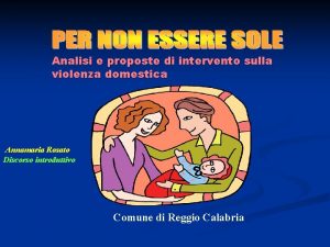 Analisi e proposte di intervento sulla violenza domestica