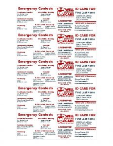 Emergency Contacts Healthcare Provider Name of Contact 512