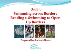 Unit 3 Swimming across Borders Reading 1 Swimming