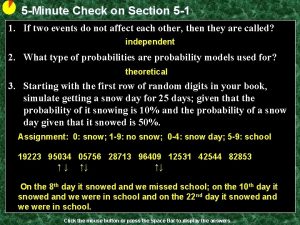 5 Minute Check on Section 5 1 1