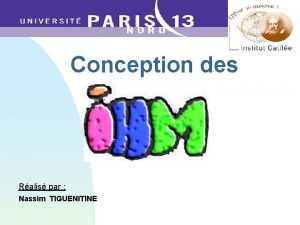 Conception des Ralis par Nassim TIGUENITINE PLAN Introduction