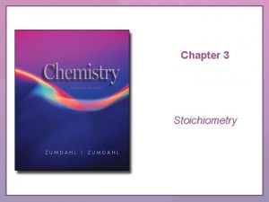 Chapter 3 Stoichiometry QUESTION Copyright Houghton Mifflin Company