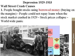 Depression 1929 1933 Wall Street Crash Causes 1