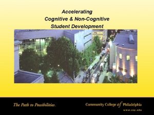 Accelerating Cognitive NonCognitive Student Development Writing Workshop ShortTerm