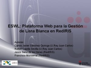 ESWL Plataforma Web para la Gestin de Lista