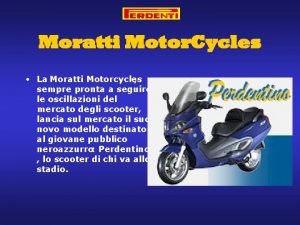 Moratti Motor Cycles La Moratti Motorcycles sempre pronta