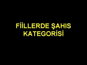 FLLERDE AHIS KATEGORS III AHIS KATEGORS Fiillerde ahs