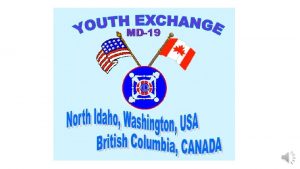 LIONS YOUTH CAMPS EXCHANGES MD 19 YOUTH EXCHANGE