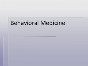 Behavioral Medicine My Academic Journey B A Psychology