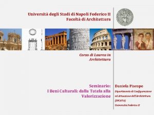 Universit degli Studi di Napoli Federico II Facolt