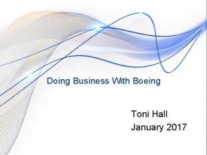 Doing business with boeing