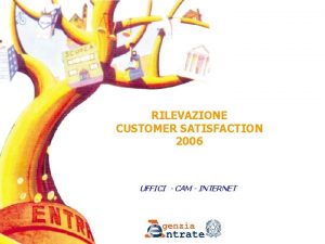 RILEVAZIONE CUSTOMER SATISFACTION 2006 UFFICI CAM INTERNET La