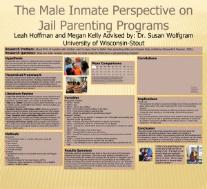 The Male Inmate Perspective on Jail Parenting Programs