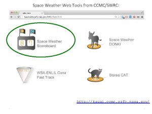 Space Weather Web Tools from CCMCSWRC http kauai