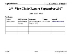 September 2017 doc IEEE 802 11 171201 r