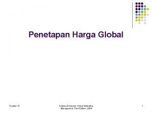 Penetapan Harga Global Chapter 13 Kotabe Helsens Global