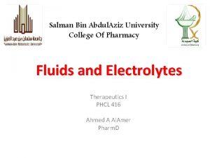 Salman Bin Abdul Aziz University College Of Pharmacy