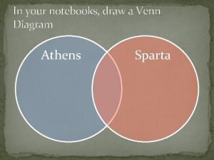 Athens vs sparta venn diagram