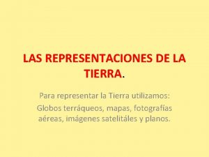 Representaciones de la tierra