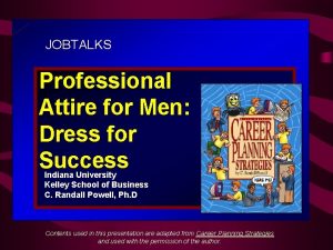 JOBTALKS Professional Attire for Men Dress for Success