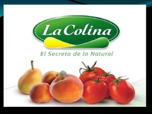 LA EMPRESA La colina se encarga de la