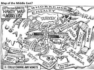 Map of the Middle East Middle East The