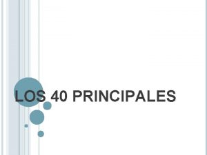 LOS 40 PRINCIPALES LOS 20 PINTORES MAS IMPORTANTES