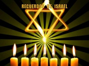 RECUERDOS DE ISRAEL I S R A E