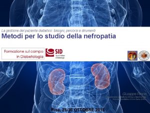 La gestione del paziente diabetico bisogni percorsi e