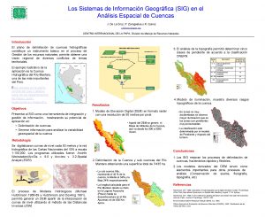 Los Sistemas de Informacin Geogrfica SIG en el