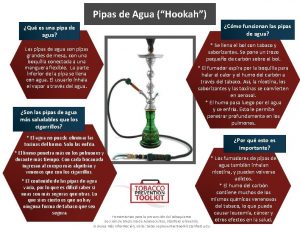 Pipas de Agua Hookah Cmo funcionan las pipas