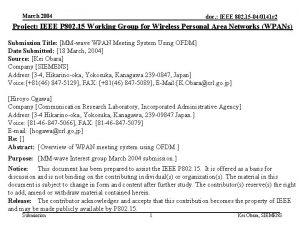 March 2004 doc IEEE 802 15 040141 r