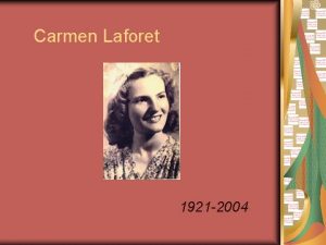 Carmen Laforet 1921 2004 Su vida Naci en