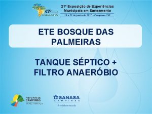 21 Exposio de Experincias Municipais em Saneamento 19