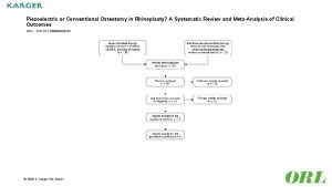Piezoelectric or Conventional Osteotomy in Rhinoplasty A Systematic
