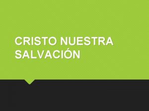 CRISTO NUESTRA SALVACIN JESUCRISTO PERFECTO HOMBRE LA REALIDAD