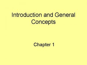Introduction and General Concepts Chapter 1 References Selim