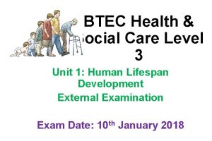 Health and social care level 3 unit 1
