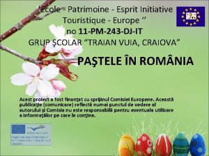 Ecole Patrimoine Esprit Initiative Touristique Europe no 11