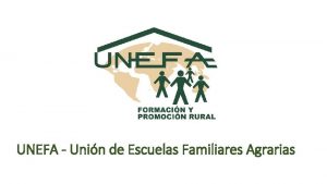 UNEFA Unin de Escuelas Familiares Agrarias ndice UNEFA