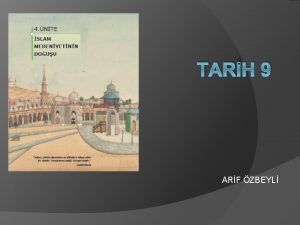 TARH 9 ARF ZBEYL Bu eserin ad nedir