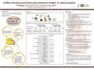 Coffee drinking and leukocyte telomere length A metaanalysis