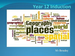 Year 12 Induction Mr Bensley Why The Guardian
