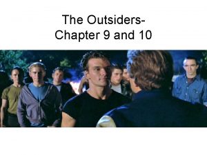 The outsiders book chapter 9