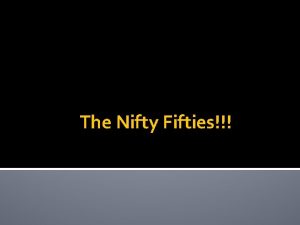 The Nifty Fifties Rocky Transition Wartime to Peacetime