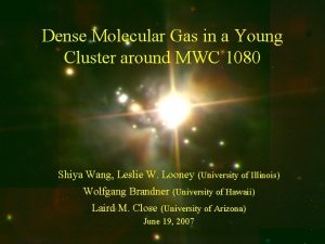 Dense Molecular Gas in a Young Cluster around