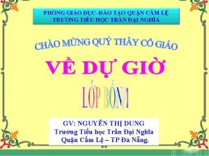 PHNG GIO DCO TO QUN CM L TRNG