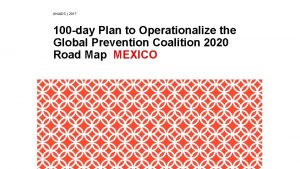 UNAIDS 2017 100 day Plan to Operationalize the